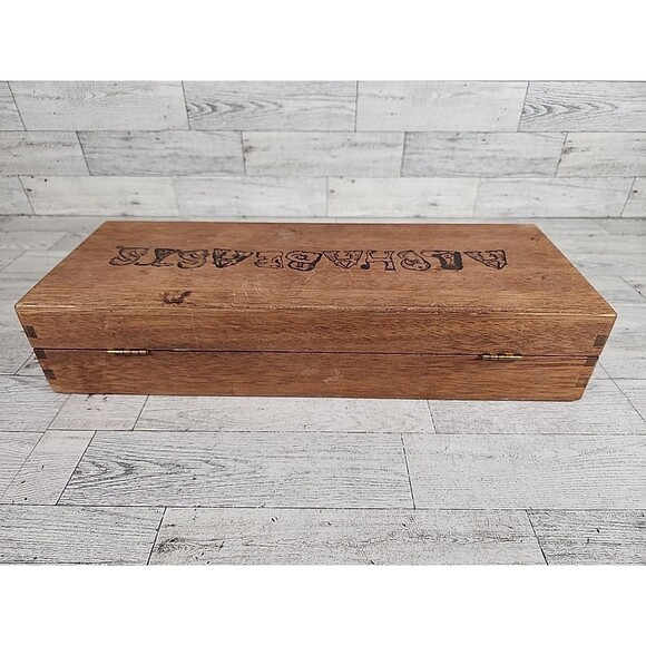 Vintage Alphabeasts Rubber Stamps Alphabet Animals Wood Box Set All Night Media - Picture 8 of 8